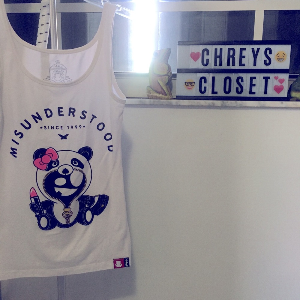Women’s entree Misunderstood tank top sz Small